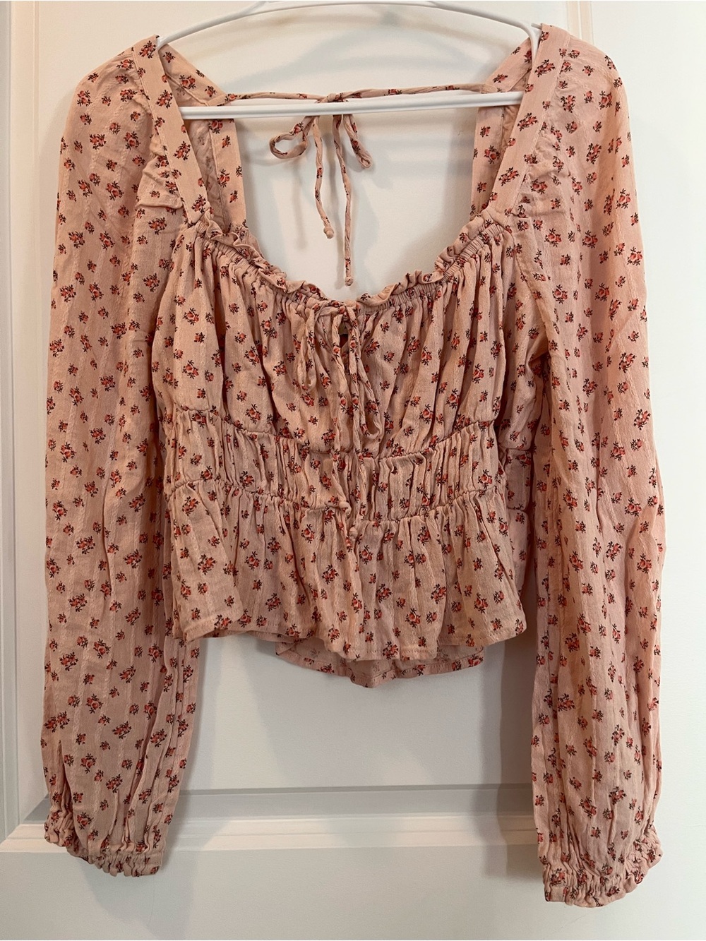 Floral Peasant/Babydoll Cotton Top